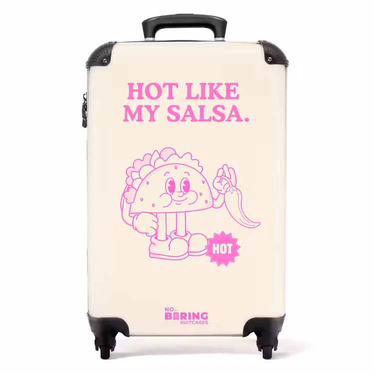 Koffer - Taco - Roze - Wit — 1