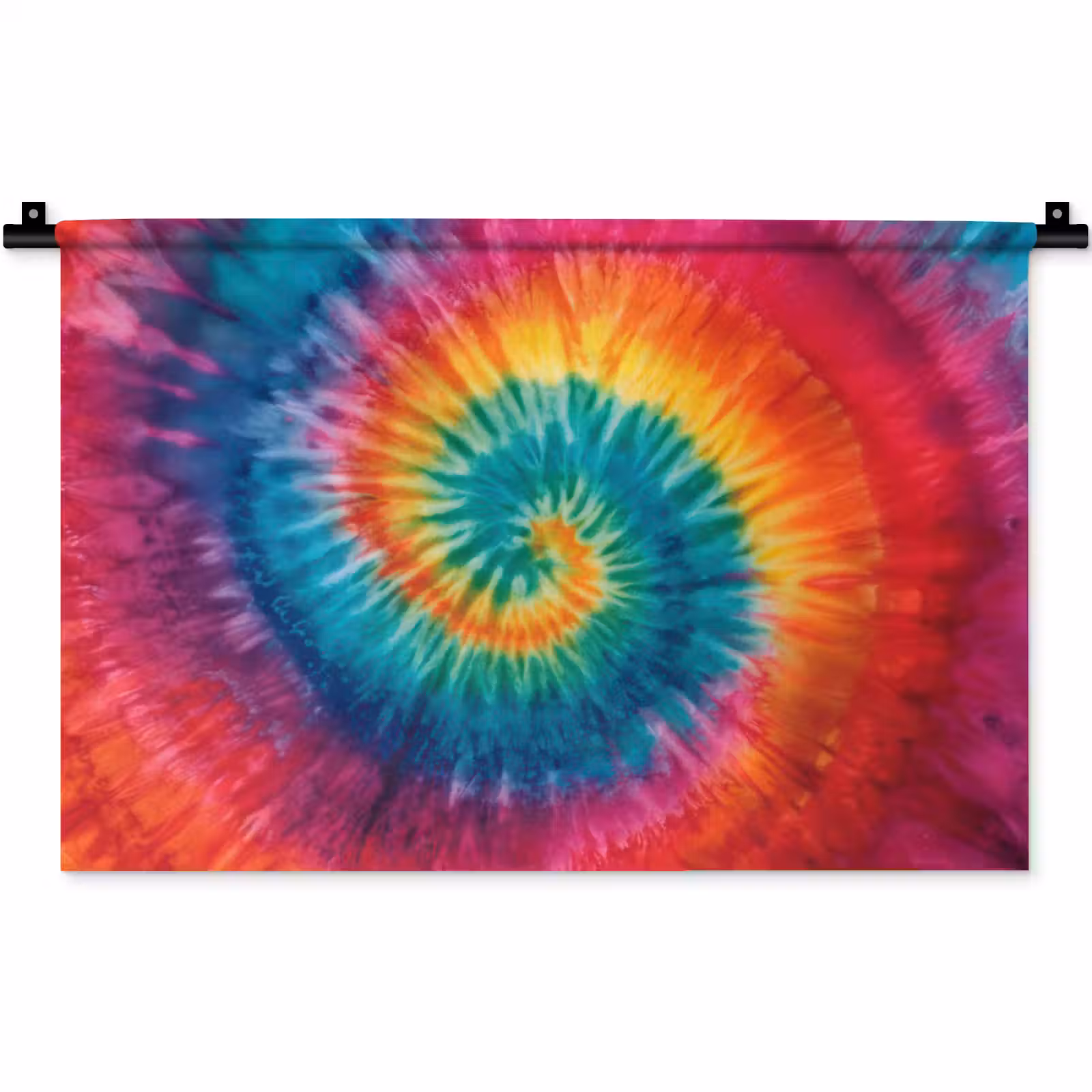 Wandkleed - Regenboogkleuren - Tie dye - — 1