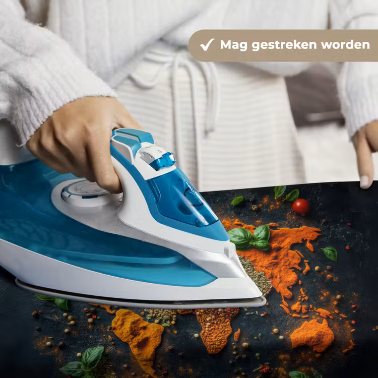 Wandkleed - Wereldkaart - Kruiden - Levendige kleuren — 6