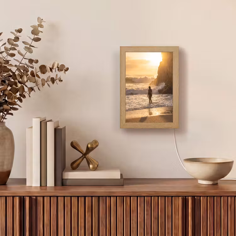 Gepersonaliseerde Lightbox - Mensen - Oceaan - Zonsondergang - Kust - Goud — 4