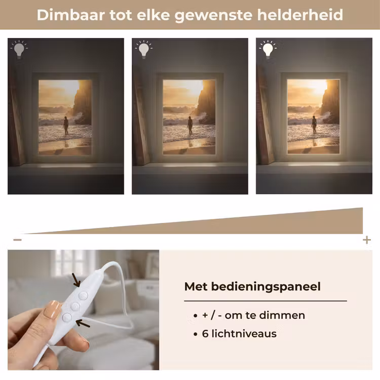 Gepersonaliseerde Lightbox - Mensen - Oceaan - Zonsondergang - Kust - Goud — 8