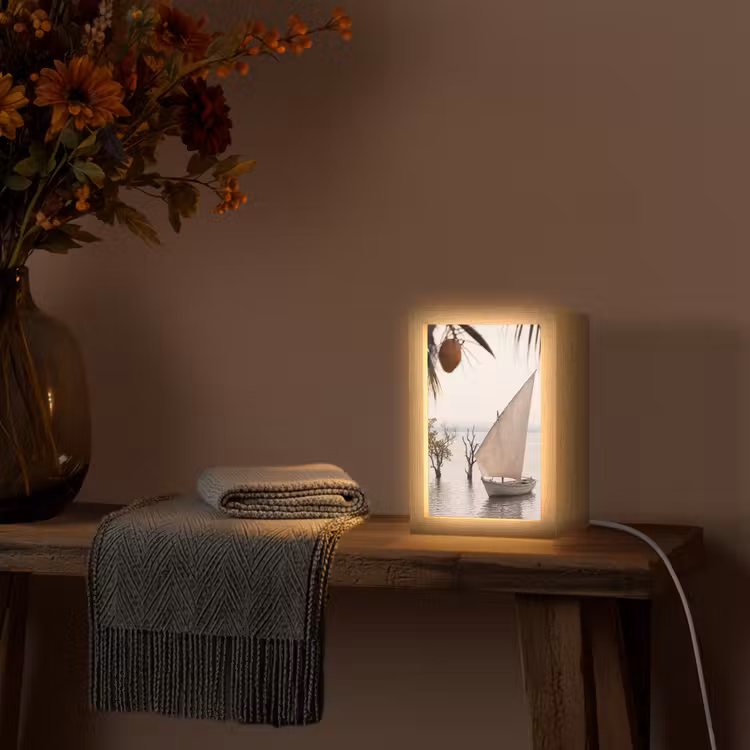 Gepersonaliseerde Lightbox - Boot - Zeil - Water - Tropisch - Natuur — 3