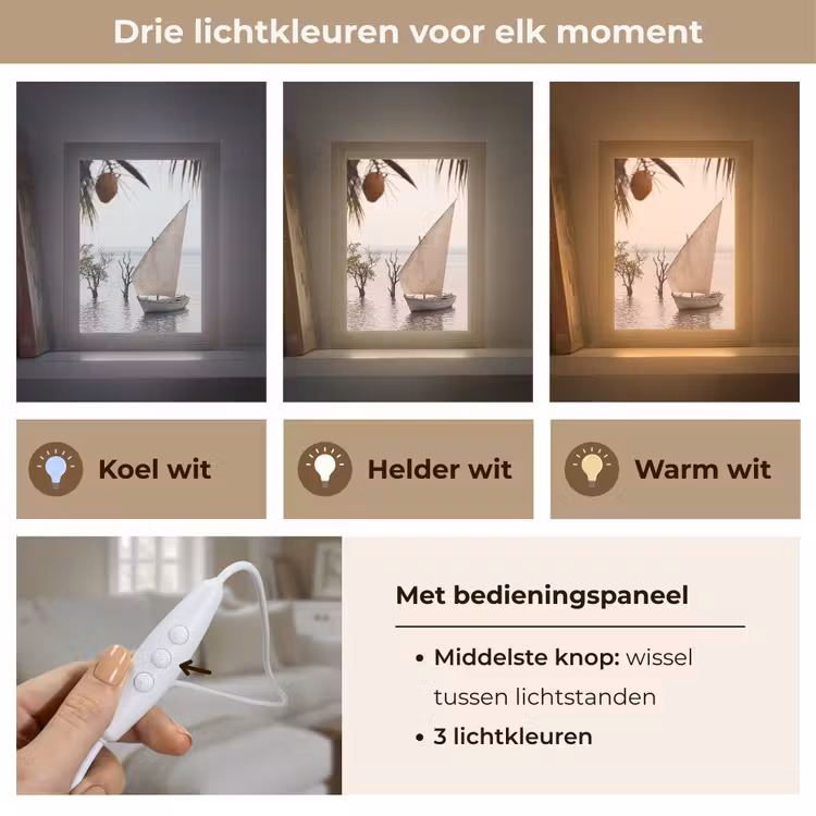 Gepersonaliseerde Lightbox - Boot - Zeil - Water - Tropisch - Natuur — 6