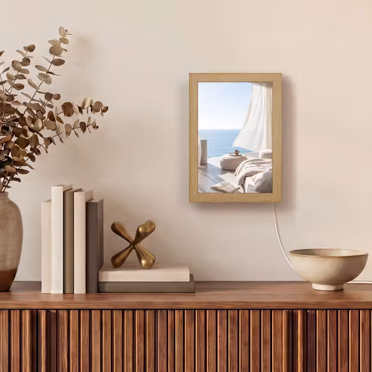 Gepersonaliseerde Lightbox - Interieur - Zeezicht - Modern - Rust - Beige — 4