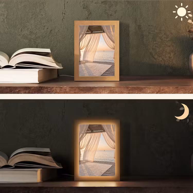 Gepersonaliseerde Lightbox - Overkapping - Zee - Zonsondergang - Vakantie - Rust — 5