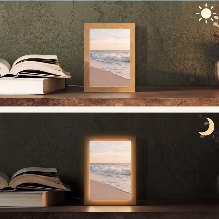Gepersonaliseerde Lightbox - Strand - Zee - Golven - Natuur - Zonsondergang — 5