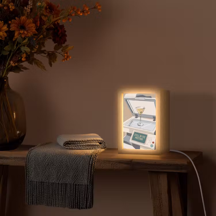 Gepersonaliseerde Lightbox - Kantoor - Drank - Humor - Illustratie — 3