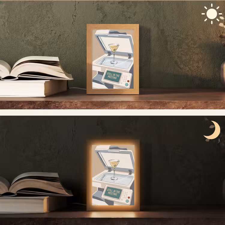 Gepersonaliseerde Lightbox - Kantoor - Drank - Humor - Illustratie — 5