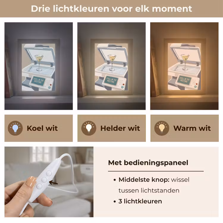 Gepersonaliseerde Lightbox - Kantoor - Drank - Humor - Illustratie — 6
