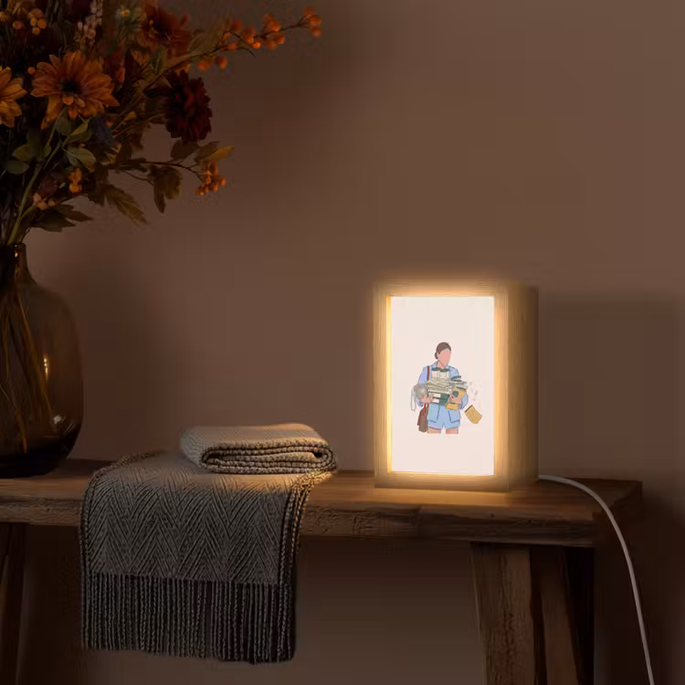 Gepersonaliseerde Lightbox - Mens - Kantoorartikelen - Werk - Modern — 3