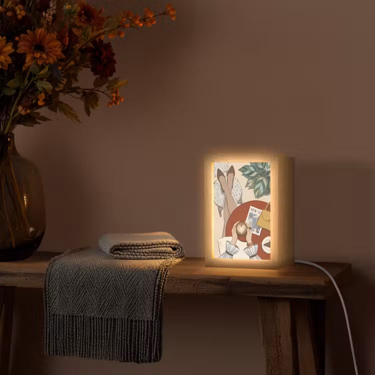 Gepersonaliseerde Lightbox - Mensen - Cafe - Koffie - Stadsleven - Modern — 3