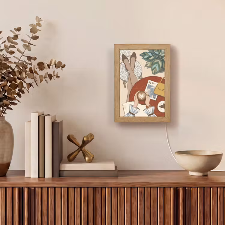 Gepersonaliseerde Lightbox - Mensen - Cafe - Koffie - Stadsleven - Modern — 4