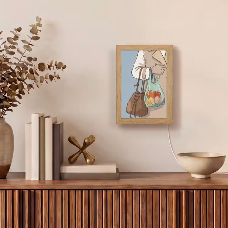 Gepersonaliseerde Lightbox - Mensen - Boodschappen - Stadsleven - Modern - Kleurrijk — 4
