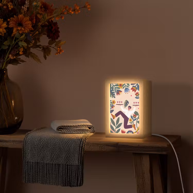 Gepersonaliseerde Lightbox - Mensen - Dienblad - Eten - Modern - Kleurrijk — 3