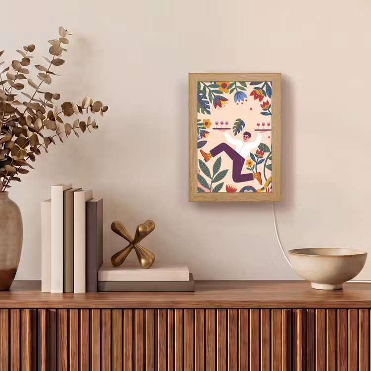 Gepersonaliseerde Lightbox - Mensen - Dienblad - Eten - Modern - Kleurrijk — 4