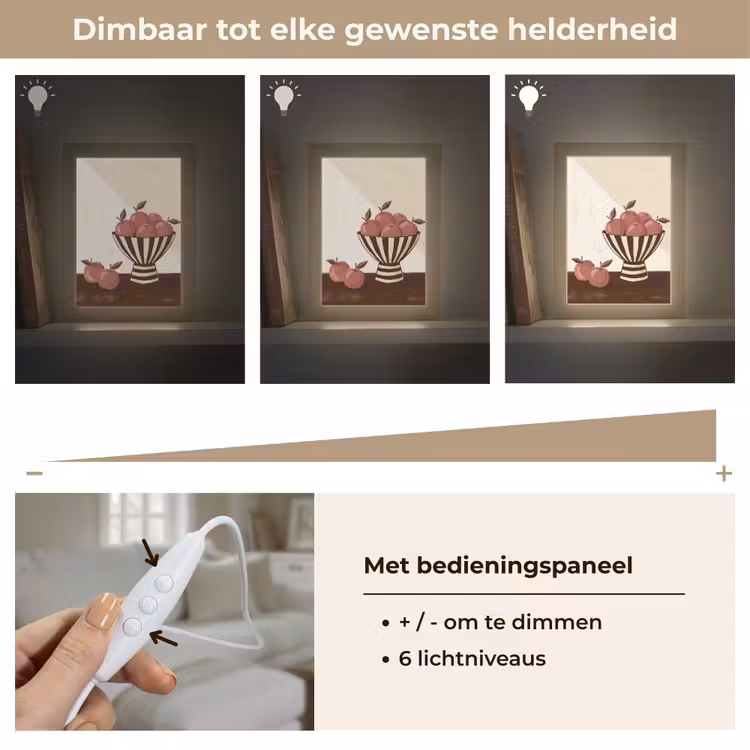 Gepersonaliseerde Lightbox - Eten - Schaal - Stilleven - Modern - Rood — 8