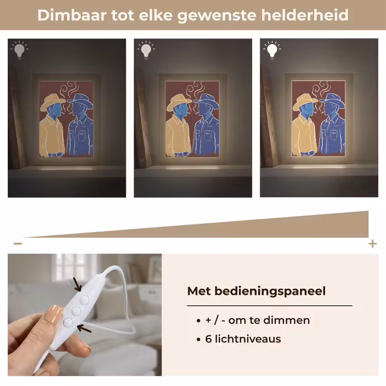 Gepersonaliseerde Lightbox - Mensen - Profiel - Sigaret - Abstract - Kunst — 8