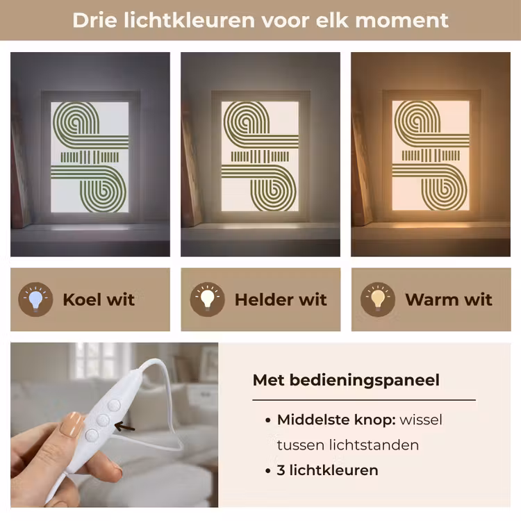 Gepersonaliseerde Lightbox - Abstract - Vormen - Modern - Groen — 6