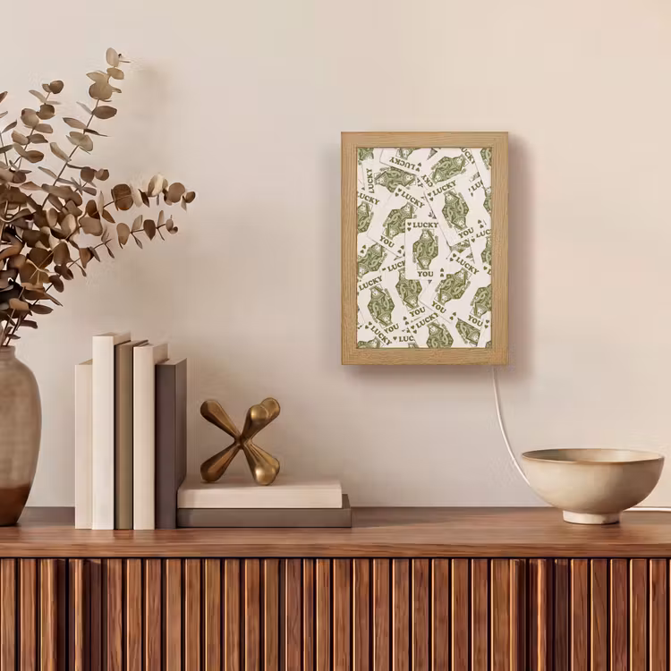 Gepersonaliseerde Lightbox - Kaarten - Koningin - Patroon - Groen - Spel — 4