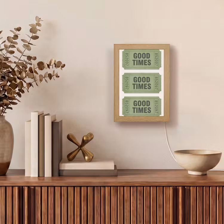 Gepersonaliseerde Lightbox - Kaartje - Vintage - Groen - Evenement - Collectie — 4