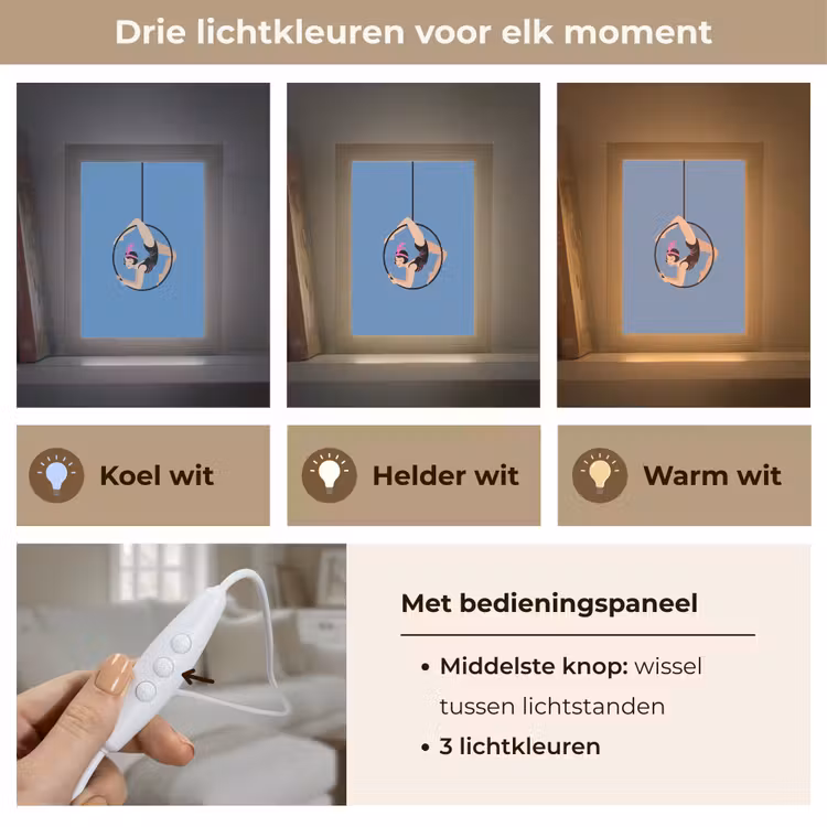Gepersonaliseerde Lightbox - Vrouw - Aerial hoop - Art deco - Illustratie - Blauw — 6