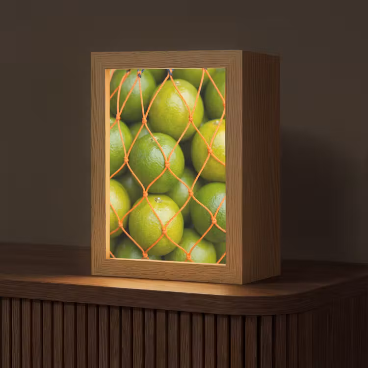 Gepersonaliseerde Lightbox - Eten - Net - Groen - Markt — 1