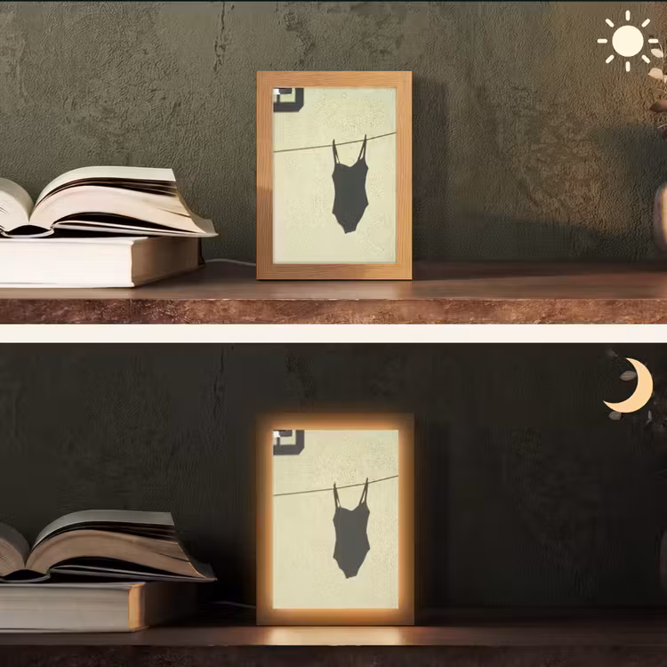 Gepersonaliseerde Lightbox - Badpak - Schaduw - Muur - Zomer - Minimalistisch — 5
