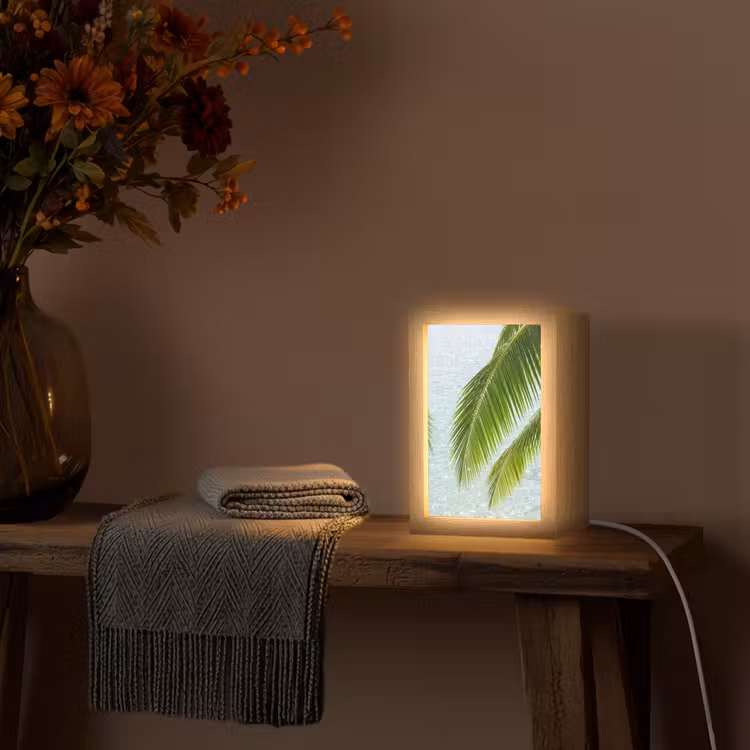 Gepersonaliseerde Lightbox - Boom - Bladeren - Water - Tropisch - Groen — 3