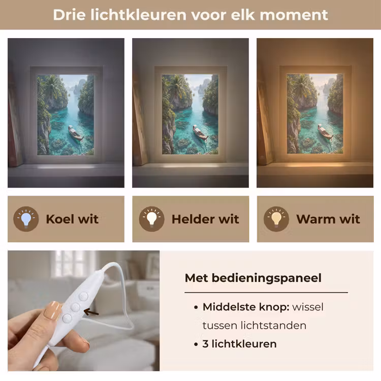 Gepersonaliseerde Lightbox - Eiland - Tropisch - Water - Palmbomen - Natuur — 6