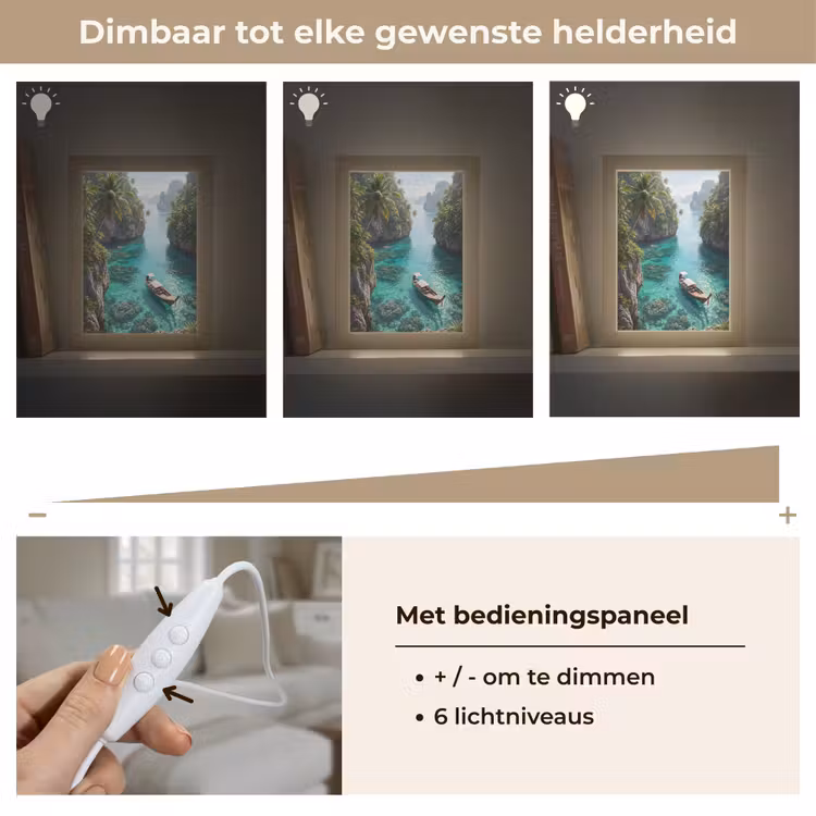 Gepersonaliseerde Lightbox - Eiland - Tropisch - Water - Palmbomen - Natuur — 8