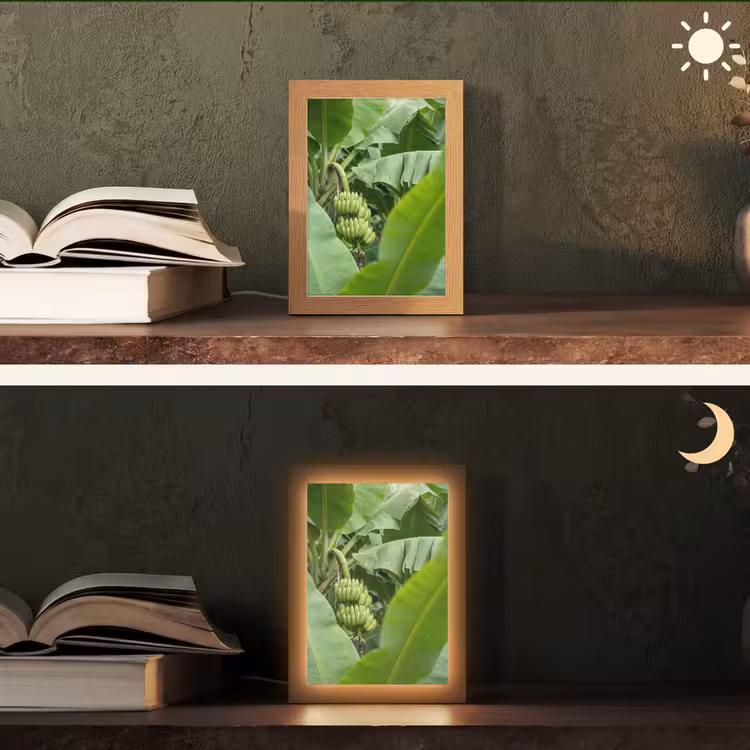 Gepersonaliseerde Lightbox - Eten - Bananen - Plantage - Groen — 5