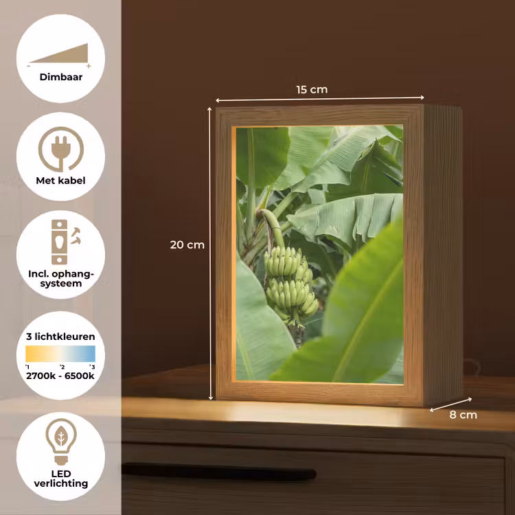 Gepersonaliseerde Lightbox - Eten - Bananen - Plantage - Groen — 7