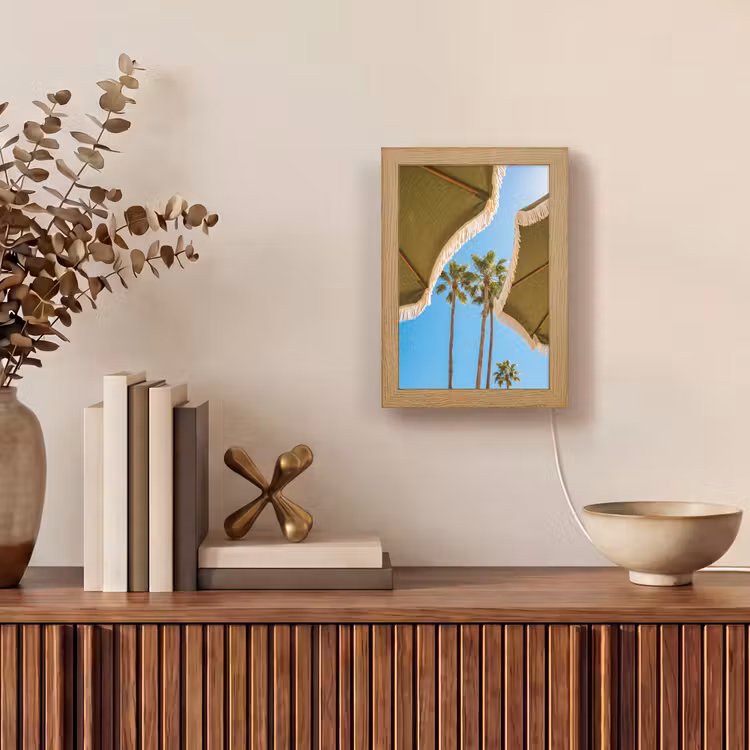 Gepersonaliseerde Lightbox - Parasol - Groen - Franjes - Zomer - Tropisch — 4