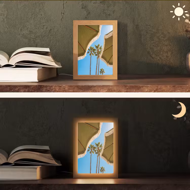 Gepersonaliseerde Lightbox - Parasol - Groen - Franjes - Zomer - Tropisch — 5