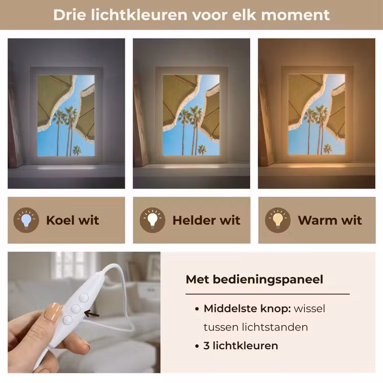 Gepersonaliseerde Lightbox - Parasol - Groen - Franjes - Zomer - Tropisch — 6