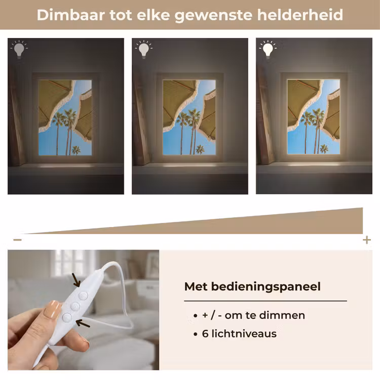 Gepersonaliseerde Lightbox - Parasol - Groen - Franjes - Zomer - Tropisch — 8