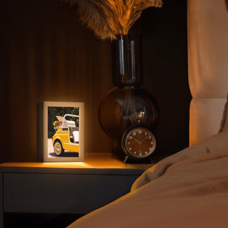 Gepersonaliseerde Lightbox - Auto - Picknick - Zomer - Geel — 2