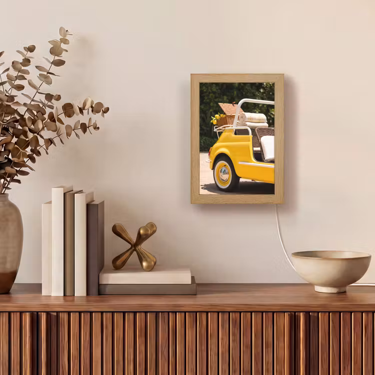 Gepersonaliseerde Lightbox - Auto - Picknick - Zomer - Geel — 4