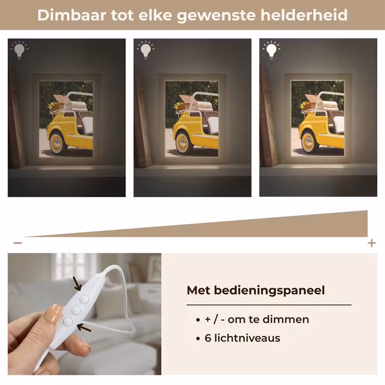 Gepersonaliseerde Lightbox - Auto - Picknick - Zomer - Geel — 8