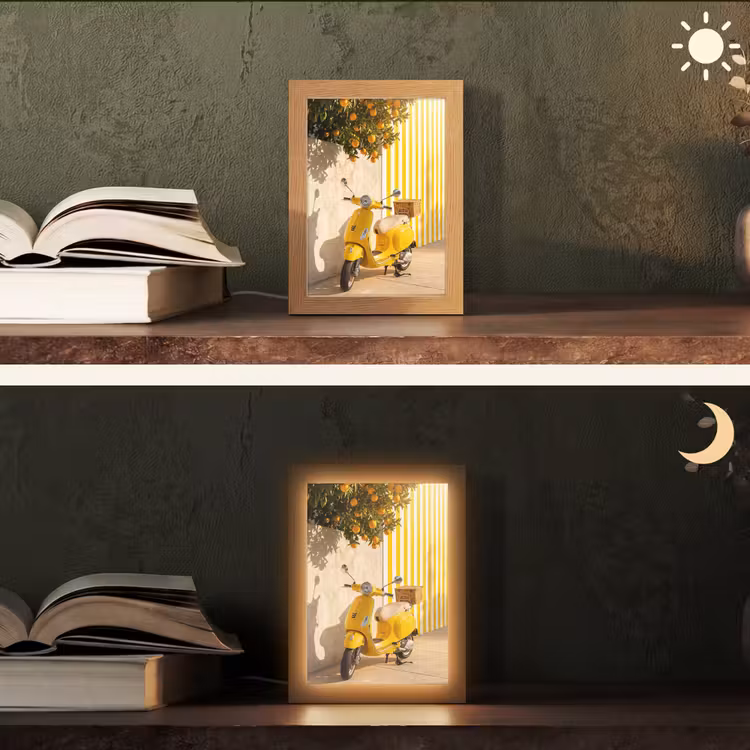Gepersonaliseerde Lightbox - Scooter - Natuur - Zomer - Geel - Mediterraan — 5