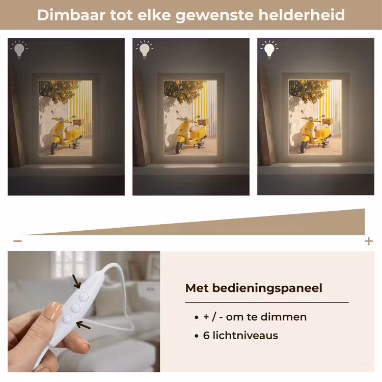 Gepersonaliseerde Lightbox - Scooter - Natuur - Zomer - Geel - Mediterraan — 8