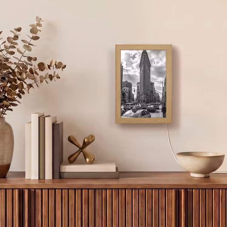Gepersonaliseerde Lightbox - Gebouw - Hoogbouw - Stad - Architectuur - Zwart-wit — 4