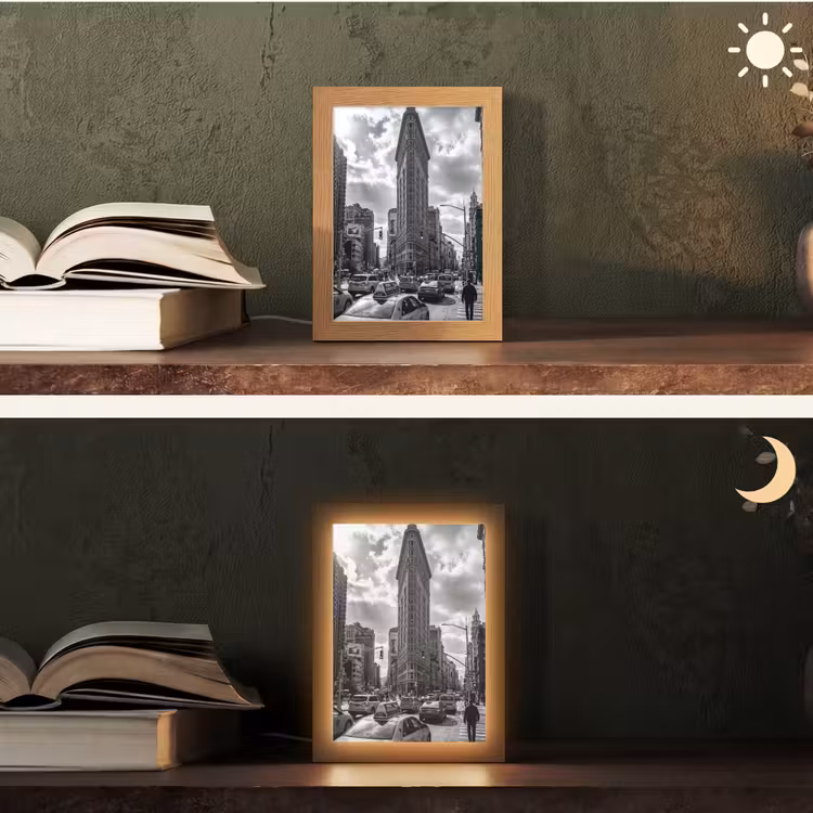 Gepersonaliseerde Lightbox - Gebouw - Hoogbouw - Stad - Architectuur - Zwart-wit — 5