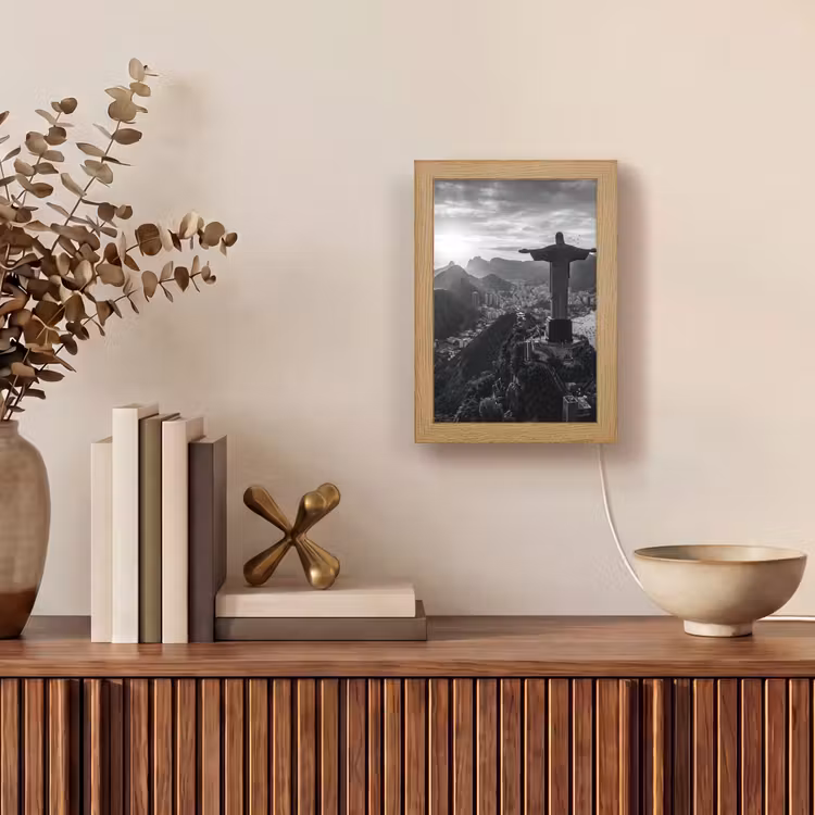 Gepersonaliseerde Lightbox - Monument - Stadsgezicht - Landschap - Zwart-wit — 4