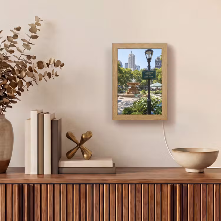 Gepersonaliseerde Lightbox - Park - Fontein - Stad - Natuur — 4