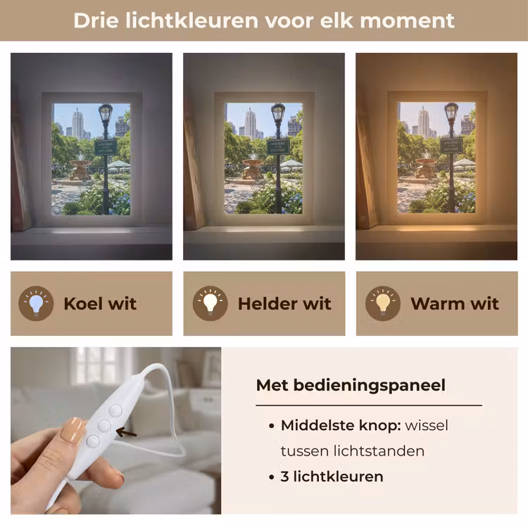 Gepersonaliseerde Lightbox - Park - Fontein - Stad - Natuur — 6
