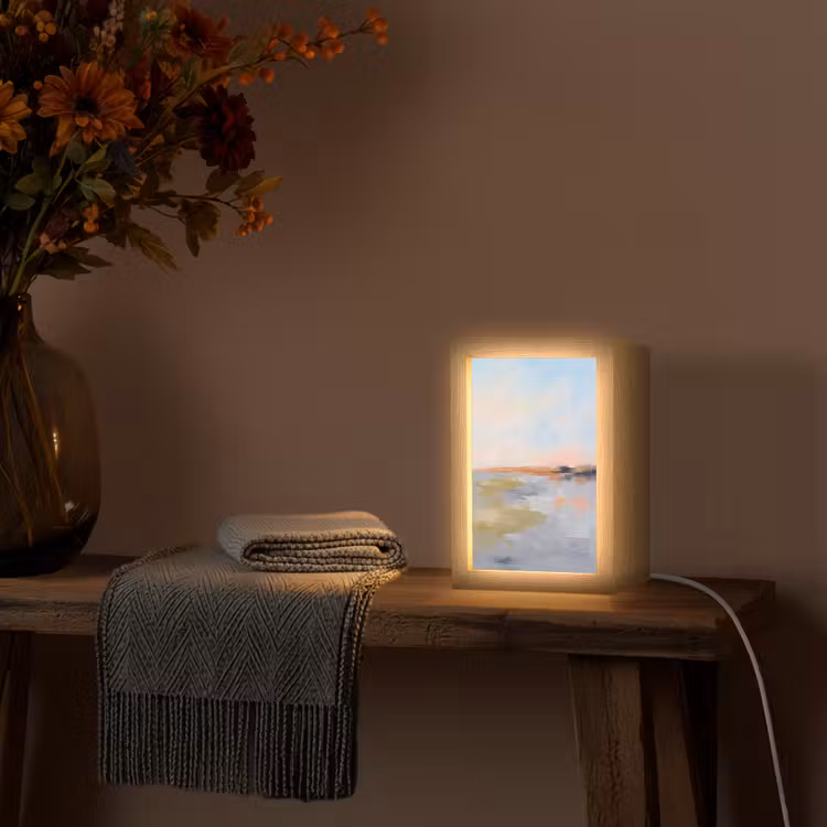 Gepersonaliseerde Lightbox - Abstract - Landschap - Horizon - Modern - Kleurrijk — 3