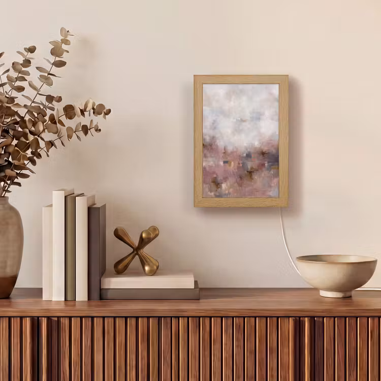 Gepersonaliseerde Lightbox - Abstract - Vloeiend - Kunst - Modern - Beige — 4
