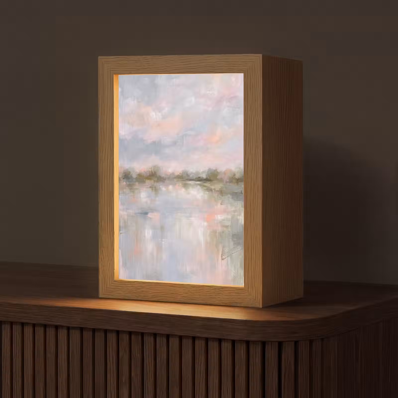 Gepersonaliseerde Lightbox - Natuur - Landschap - Abstract - Water - Groen — 1