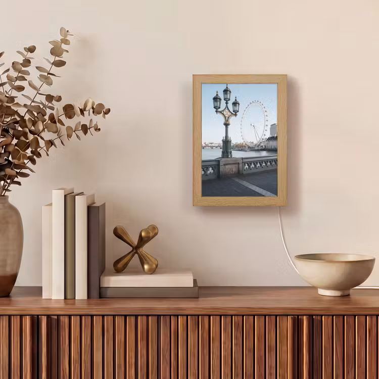 Gepersonaliseerde Lightbox - Reuzenrad - Londen - Stad - Architectuur - Brug — 4